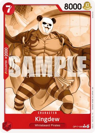 Kingdew (Pandaman Art) - OP17-006 - Common (Pre-Order)