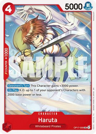 Haruta - OP17-009 - Uncommon (Pre-Order)