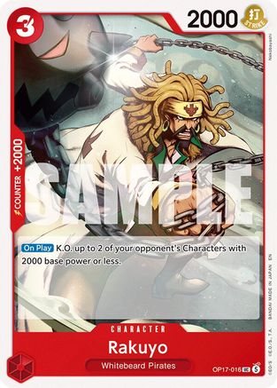Rakuyo - OP17-016 - Uncommon (Pre-Order)