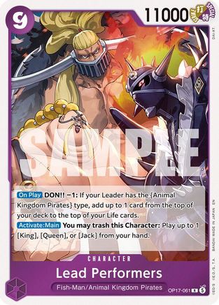 Lead Performers - OP17-061 - Rare (Pre-Order)