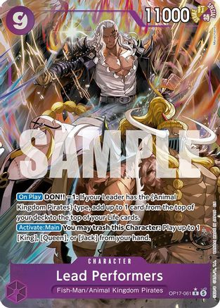 Lead Performers (Alternate Art) - OP17-061 - Rare (Pre-Order)