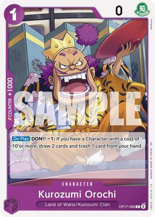 Kurozumi Orochi - OP17-066 - Common (Pre-Order)