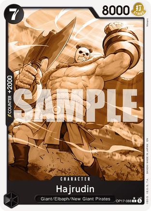 Hajrudin (Pandaman Art) - OP17-088 - Common (Pre-Order)