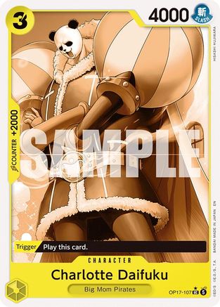 Charlotte Daifuku (Pandaman Art) - OP17-107 - Uncommon (Pre-Order)