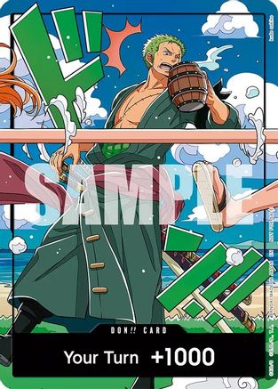 DON!! Card (World United) (Zoro) - - DON!!