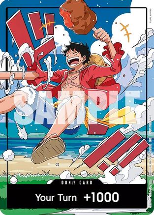 DON!! Card (World United) (Luffy) - - DON!!