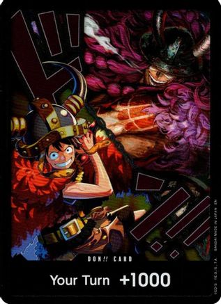 DON!! Card (Alternate Art) (Luffy and Loki) - - DON!!