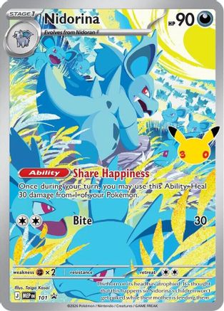 Nidorina - 101 - Promo - Holofoil