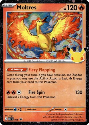 Moltres - 096 - Promo - Holofoil