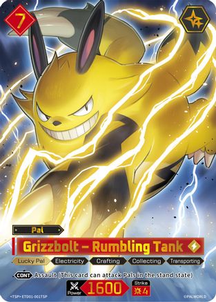 Grizzbolt - Rumbling Tank (TSP) -  ETD01-001TSP - TSP