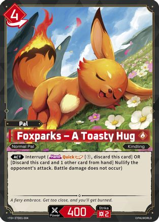 Foxparks - A Toasty Hug -  ETD01-004 - TD