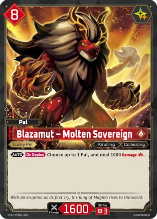 Blazamut - Molten Sovereign -  ETD01-007 - TD