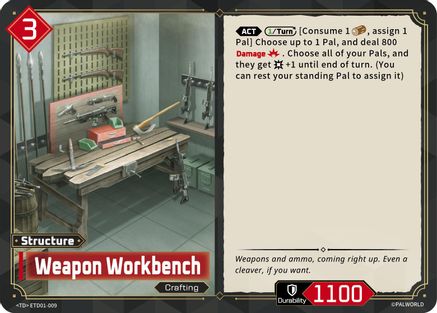 Weapon Workbench -  ETD01-009 - TD