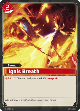 Ignis Breath -  ETD01-011 - TD