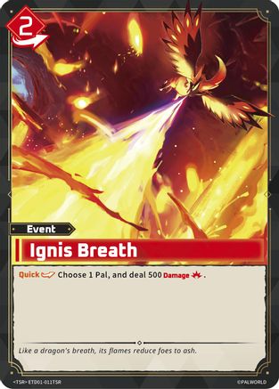 Ignis Breath (TSR) -  ETD01-011TSR - TSR