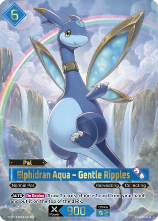 Elphidran Aqua - Gentle Ripples (TSP) -  ETD01-012TSP - TSP