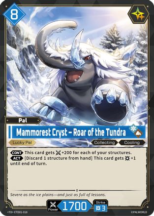 Mammorest Cryst - Roar of the Tundra -  ETD01-018 - TD