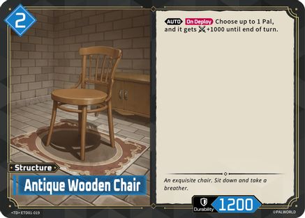 Antique Wooden Chair -  ETD01-019 - TD