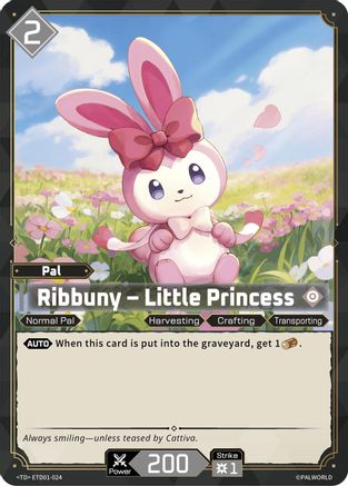 Ribbuny - Little Princess -  ETD01-024 - TD