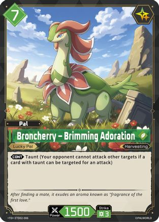 Broncherry - Brimming Adoration -  ETD02-006 - TD