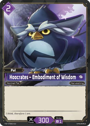 Hoocrates - Embodiment of Wisdom -  ETD02-013 - TD
