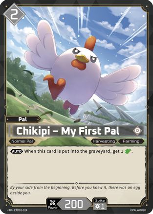 Chikipi - My First Pal -  ETD02-024 - TD