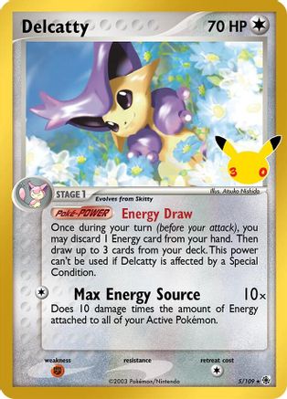 Delcatty - 005/109 - Classic Collection - Holofoil