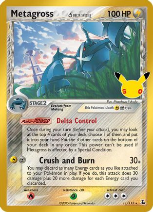 Metagross (Delta Species) - 011/113 - Classic Collection - Holofoil