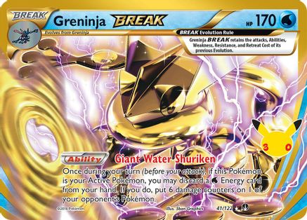 Greninja BREAK - 041/122 - Classic Collection - Holofoil