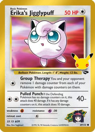 Erika's Jigglypuff - 069/132 - Classic Collection - Holofoil
