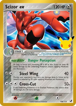 Scizor ex - 108/115 - Classic Collection - Holofoil