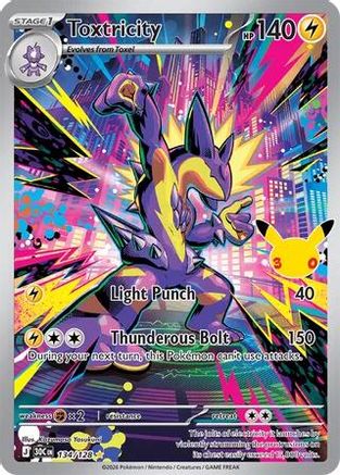 Toxtricity - 134/128 - Illustration Rare - Holofoil