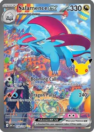 Salamence ex - 156/128 - Special Illustration Rare - Holofoil