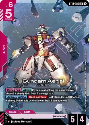 Gundam Aerial - ST13-006 - LR