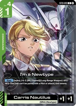 I'm a Newtype - ST13-013 - C