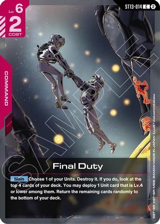 Final Duty - ST13-014 - C