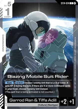 Blazing Mobile Suit Rider - ST14-014 - C