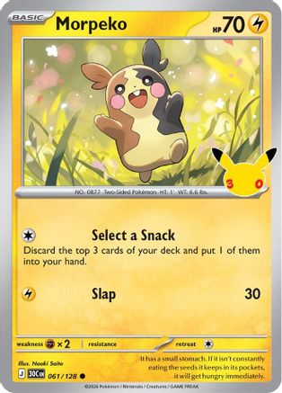 Morpeko - 061/128 - Common - Holofoil