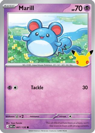 Marill - 067/128 - Common - Holofoil
