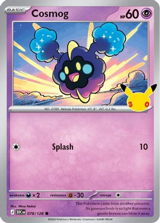 Cosmog - 078/128 - Common - Holofoil