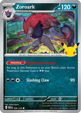 Zoroark - 096/128 - Common - Holofoil