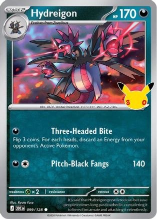 Hydreigon - 099/128 - Common - Holofoil