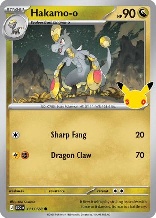 Hakamo-o - 111/128 - Common - Holofoil