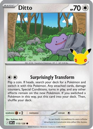 Ditto - 115/128 - Common - Holofoil
