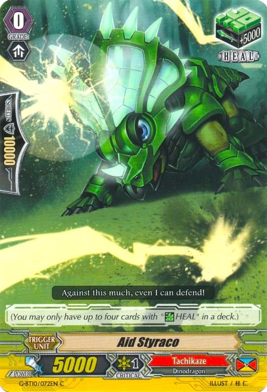 Aid Styraco (G-BT10/072EN) [Raging Clash of the Blade Fangs]