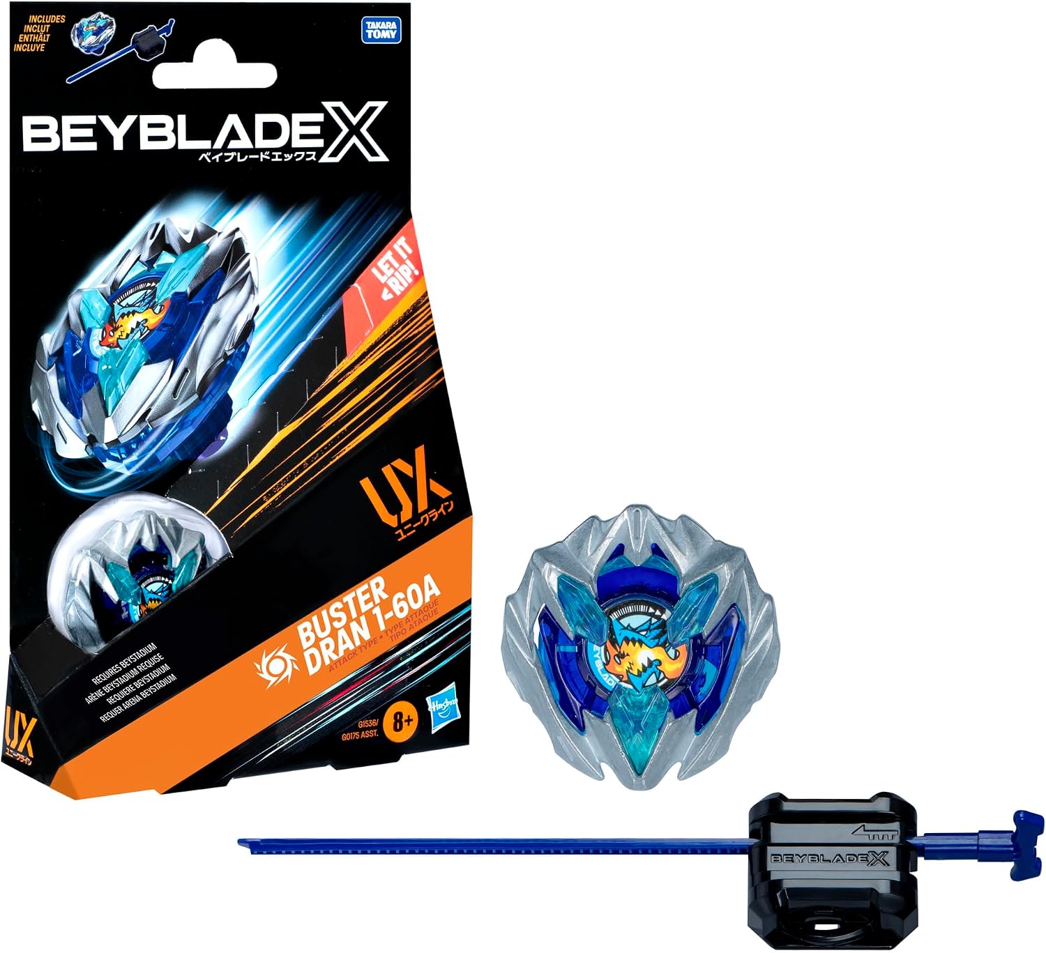 Beyblade X - Buster Dran 1-60A