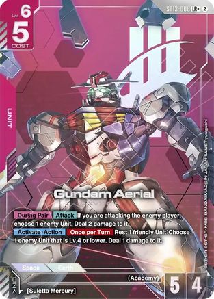 Gundam Aerial (LR+) - ST13-006 - LR+