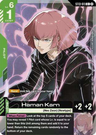 Haman Karn (C+) - ST13-011 - C+
