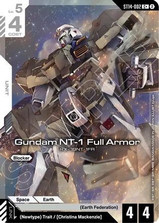 Gundam NT-1 Full Armor (C+) - ST14-002 - C+