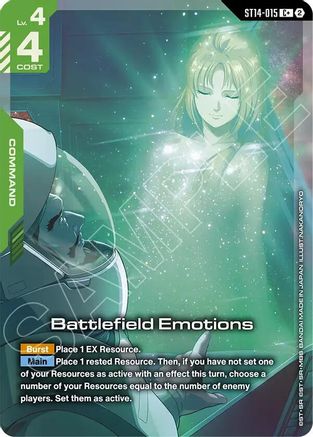 Battlefield Emotions (C+) - ST14-015 - C+